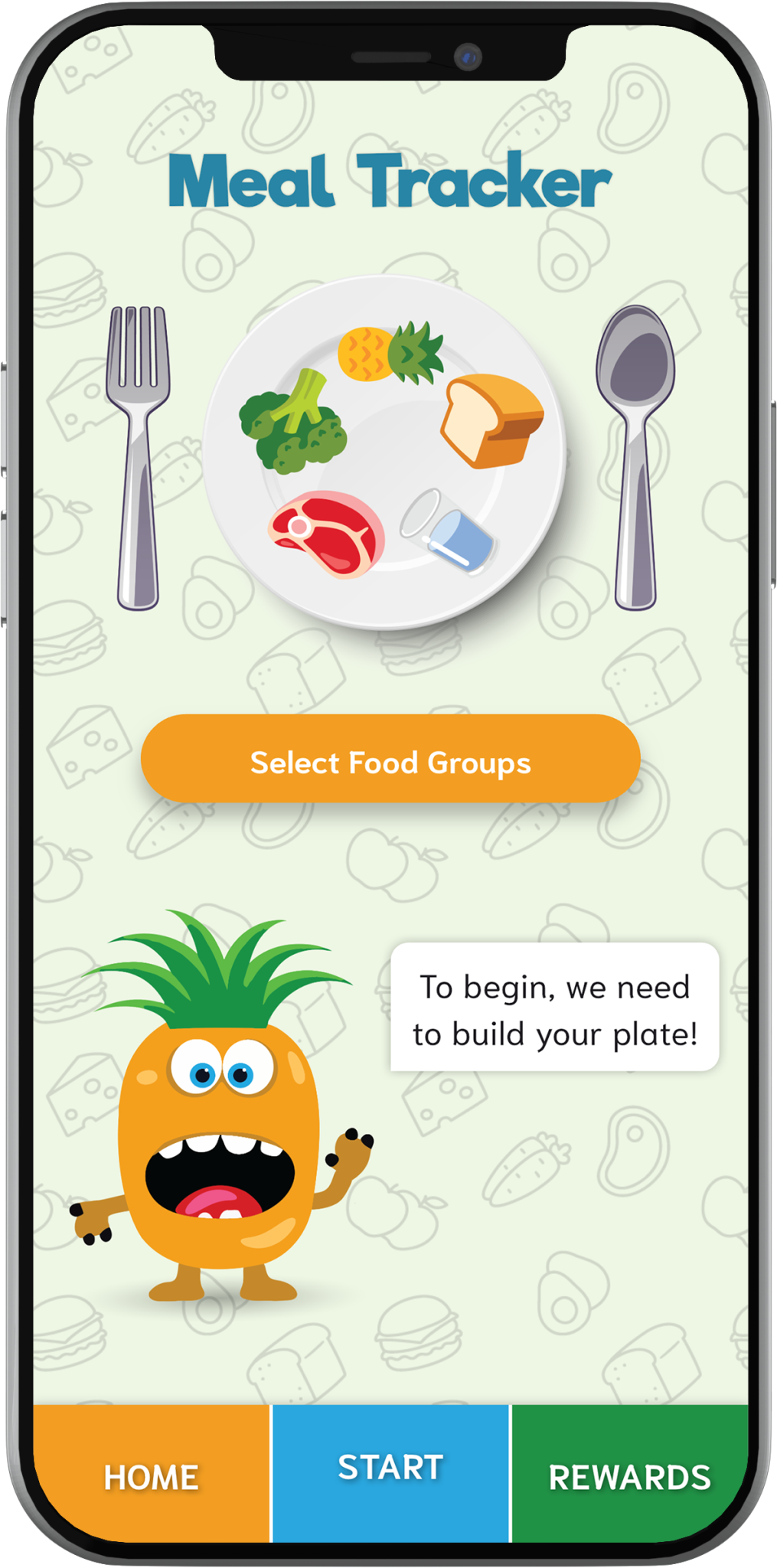 Foodzee Meal Tracker screen