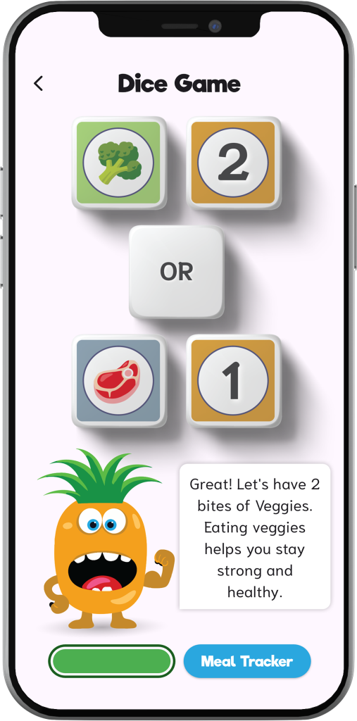 Dice Game screen