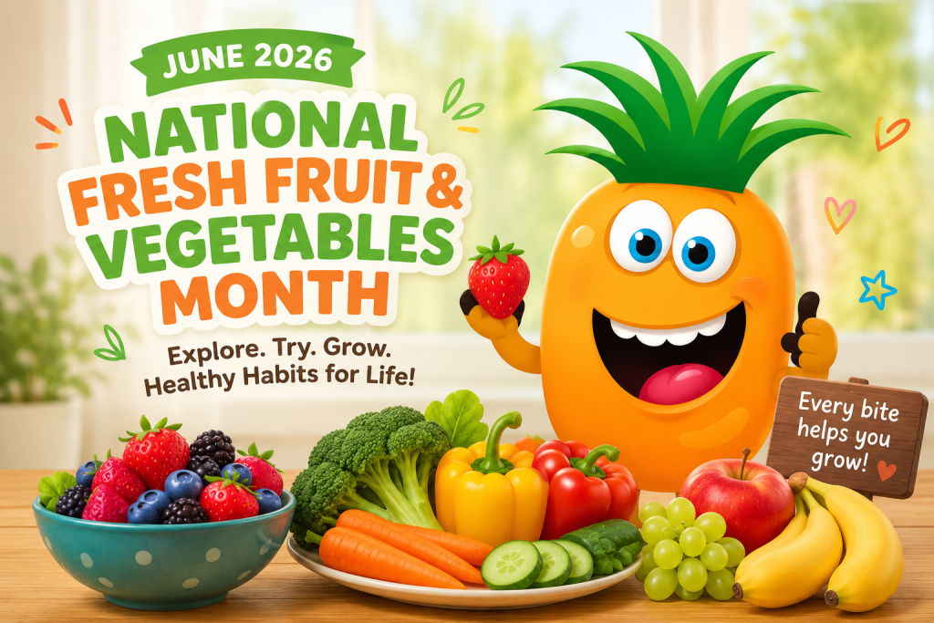 Happy National Fruit & Veggies Month – June 2026!